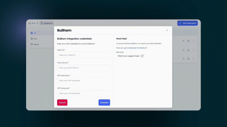 Integration management