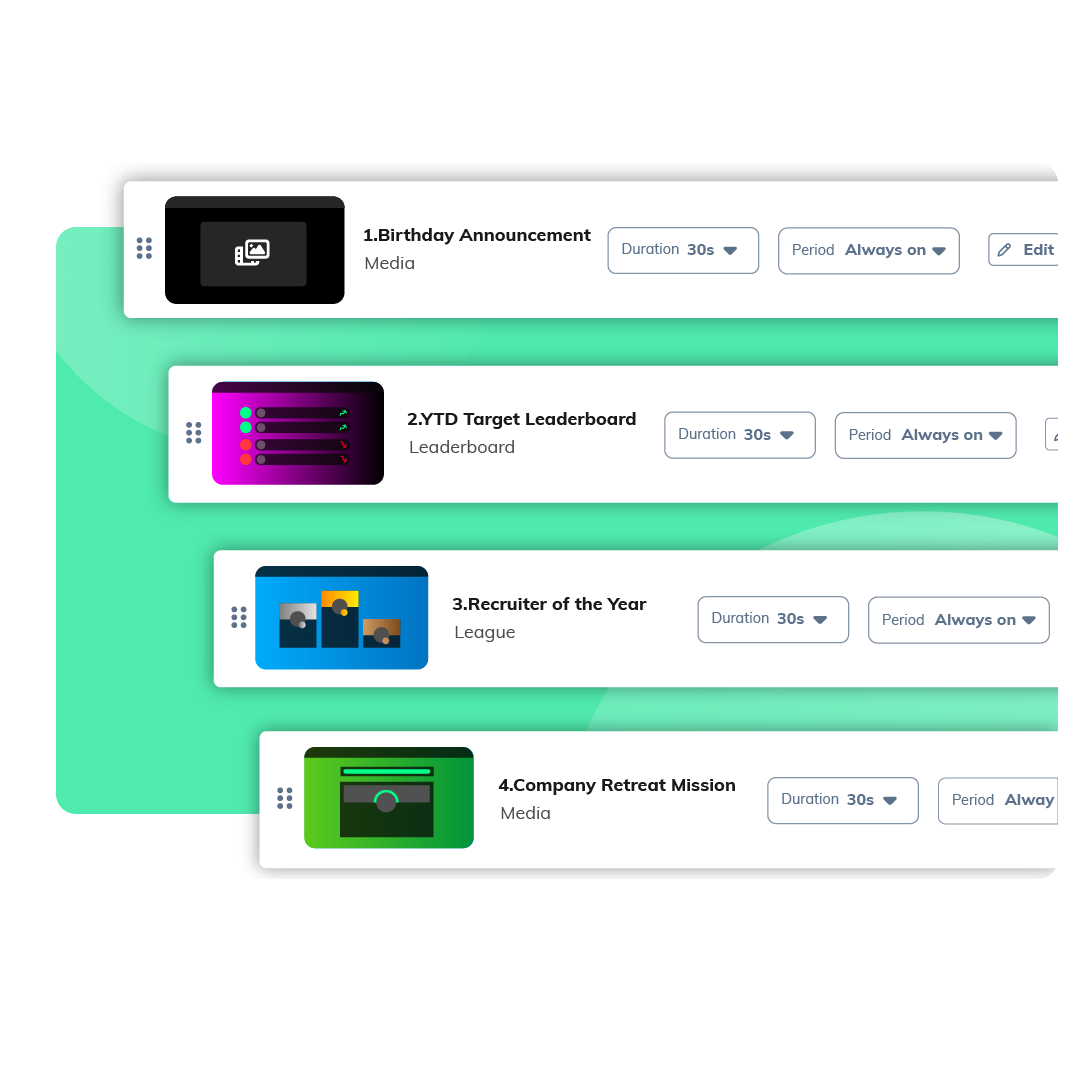 20. TV Slideshow Builder green