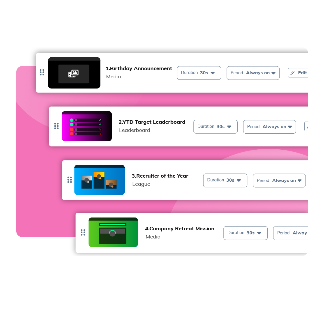 20. TV Slideshow Builder pink